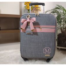 Mala Maternidade Feminina com Bordado