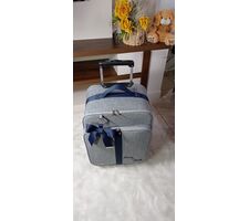 Mala de Rodinhas Média e Mochila Grande Personalizada - 60273