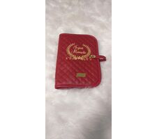 Capa Cartão de Vacina Vermelho Personalizado