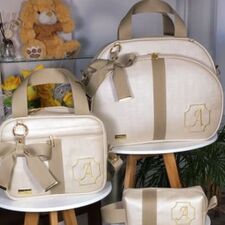 Bolsa de Bebê Glamour, Frasqueira e Estojo Box Promoção
