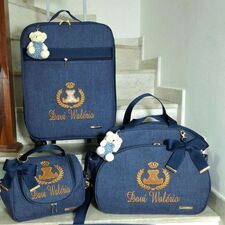 Lançamento Mala e Bolsas Maternidade com o Nome do Bebê