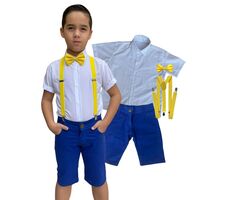 Kit Roupa Social Menino - Festas - Casamento - Batizado - 76679